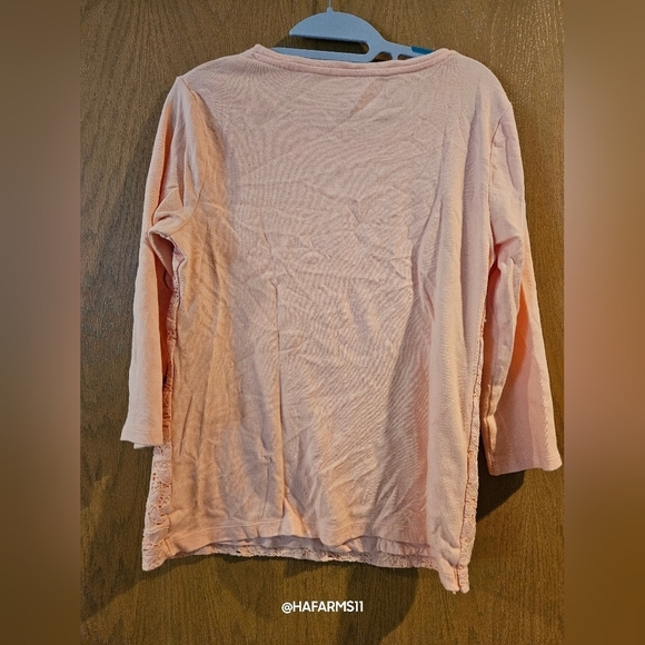 Croft n Barrow Light Orange top - Picture 2 of 8